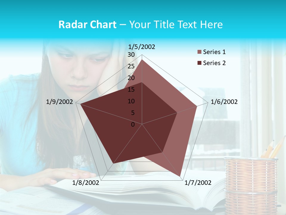 Thinking Teen Serious PowerPoint Template