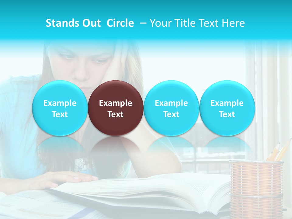 Thinking Teen Serious PowerPoint Template