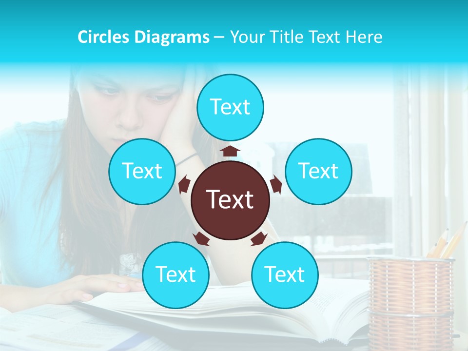 Thinking Teen Serious PowerPoint Template