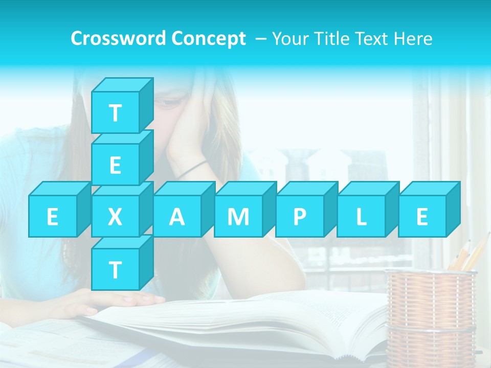 Thinking Teen Serious PowerPoint Template