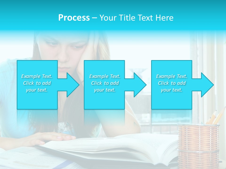 Thinking Teen Serious PowerPoint Template