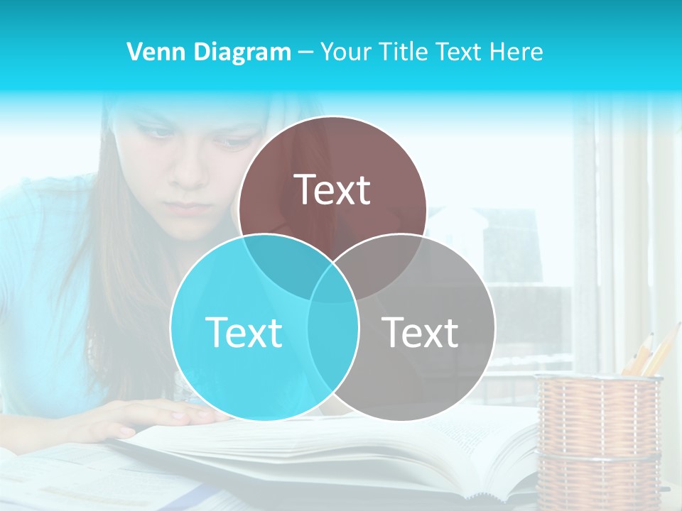 Thinking Teen Serious PowerPoint Template