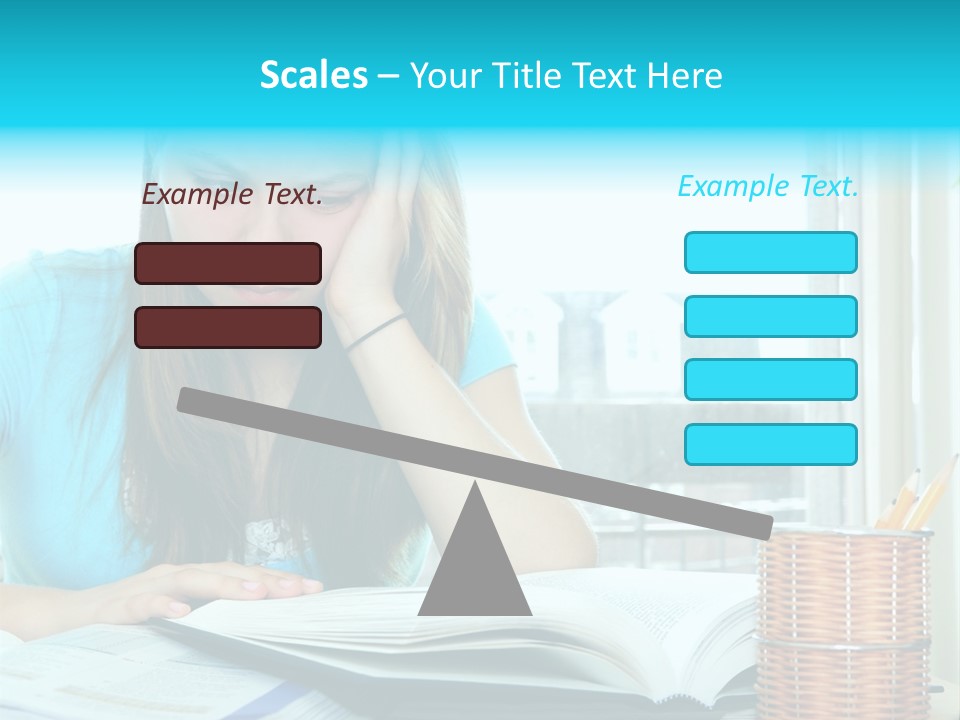 Thinking Teen Serious PowerPoint Template