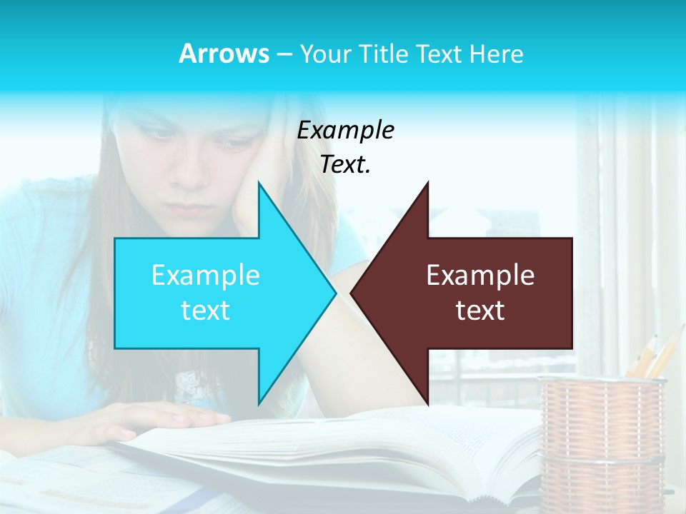 Thinking Teen Serious PowerPoint Template