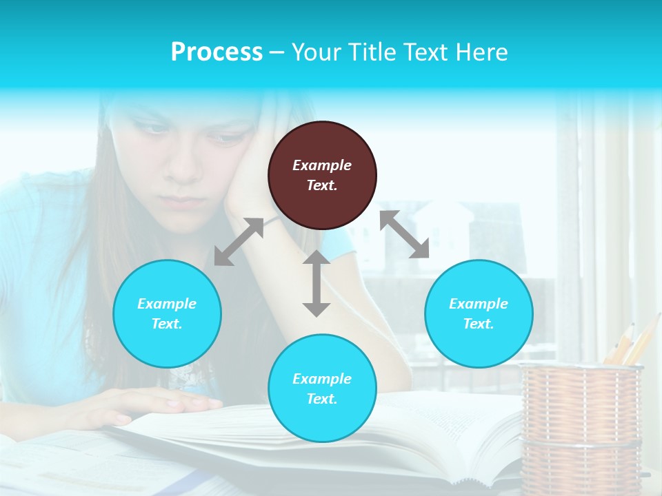 Thinking Teen Serious PowerPoint Template