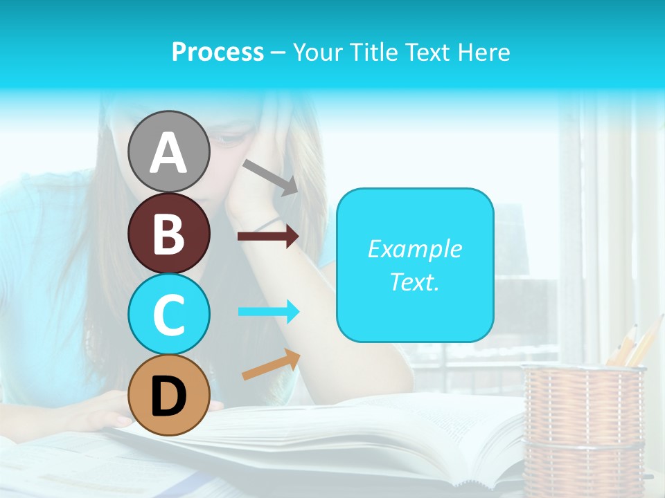 Thinking Teen Serious PowerPoint Template