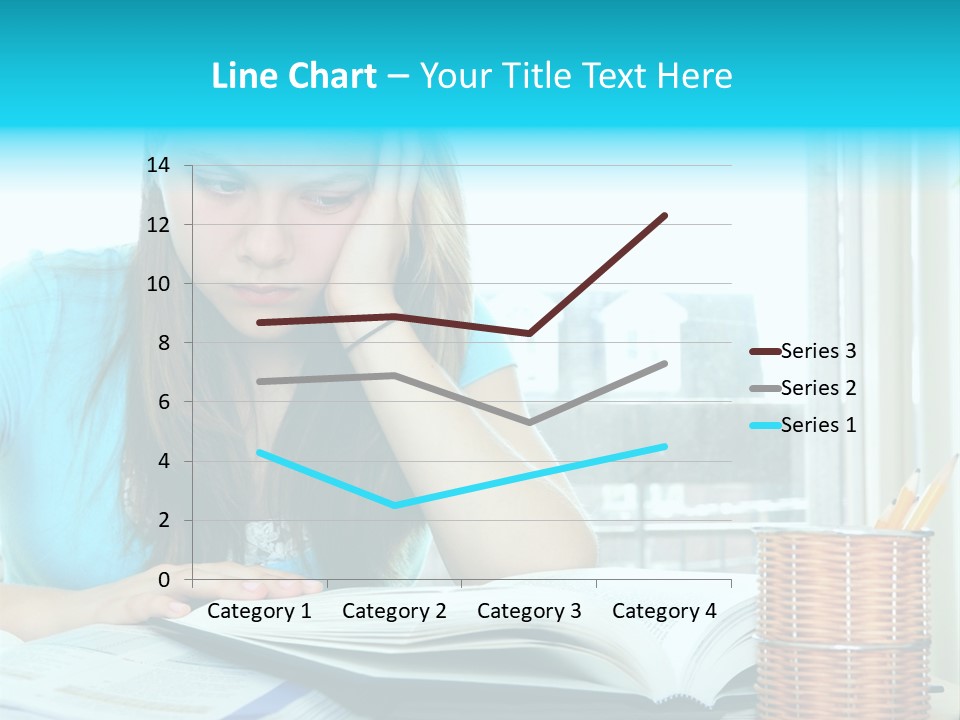 Thinking Teen Serious PowerPoint Template