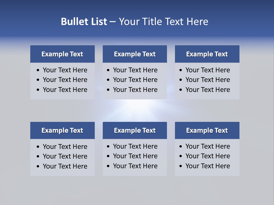 Glow Concert Spotlight PowerPoint Template