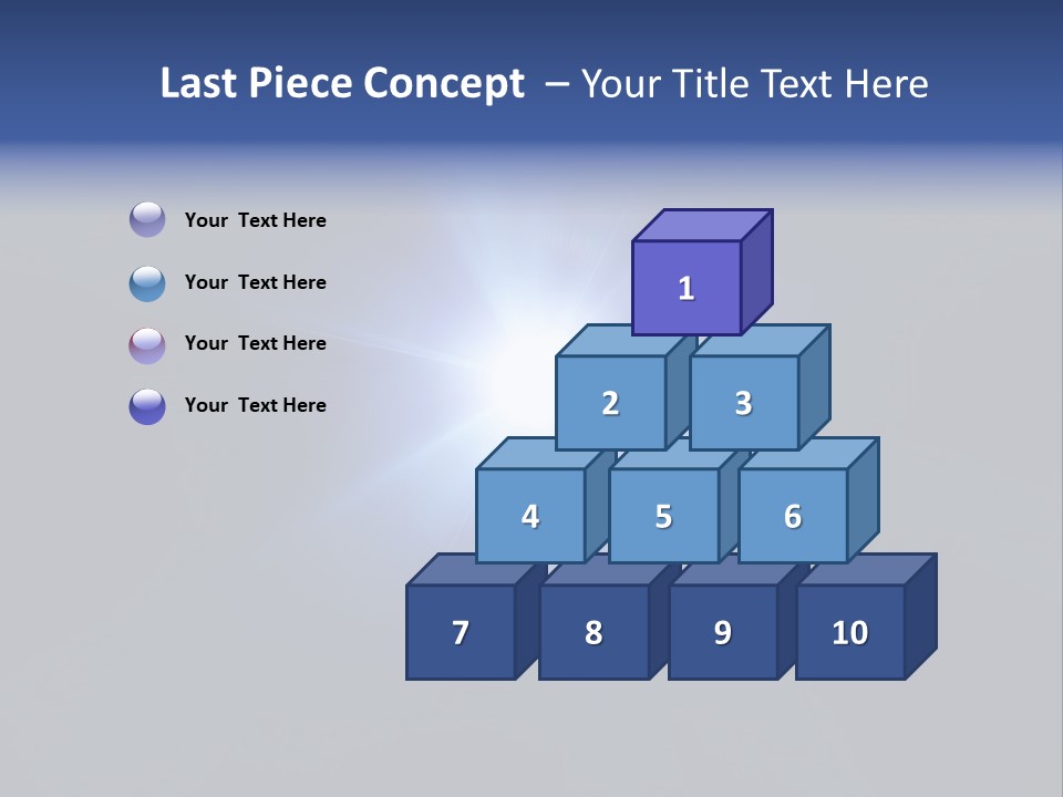 Glow Concert Spotlight PowerPoint Template