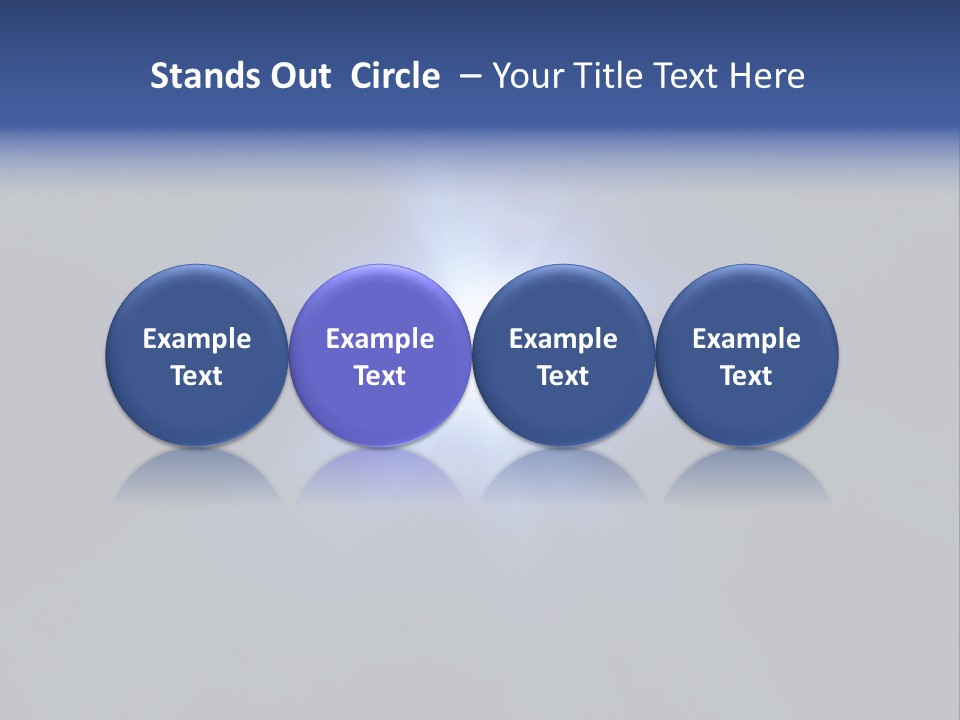 Glow Concert Spotlight PowerPoint Template