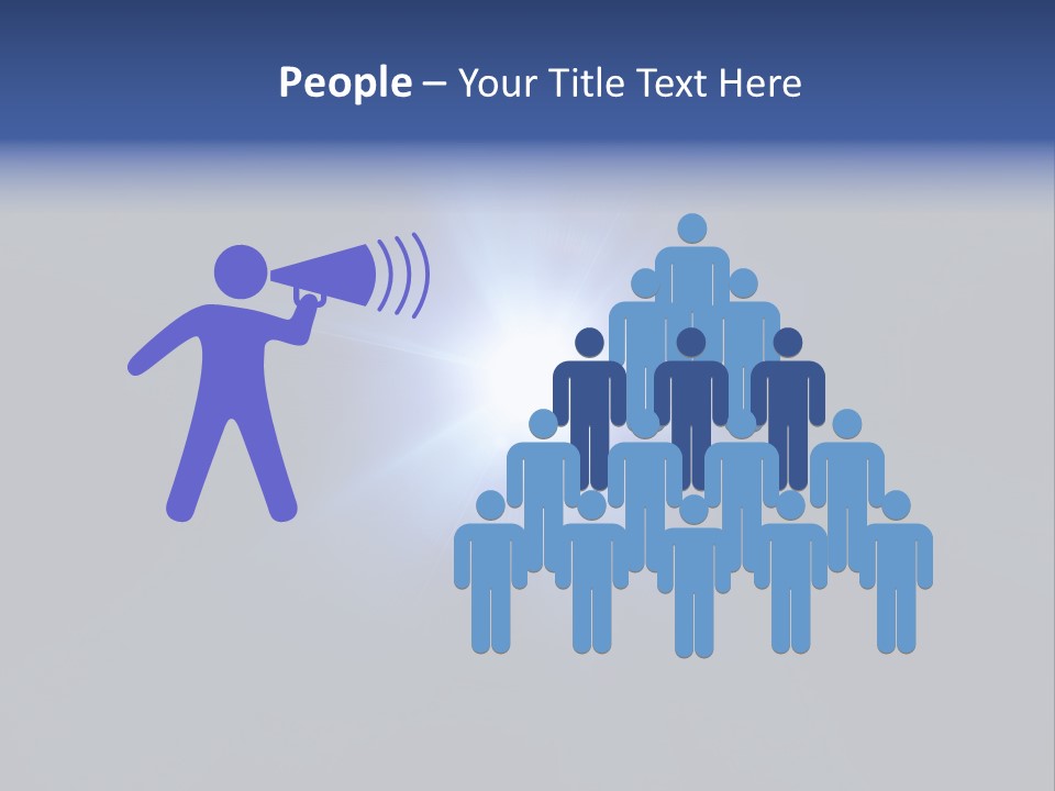 Glow Concert Spotlight PowerPoint Template