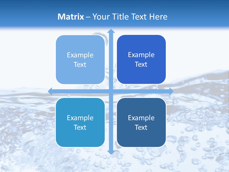 A Blue Water Powerpoint Presentation Template PowerPoint Template