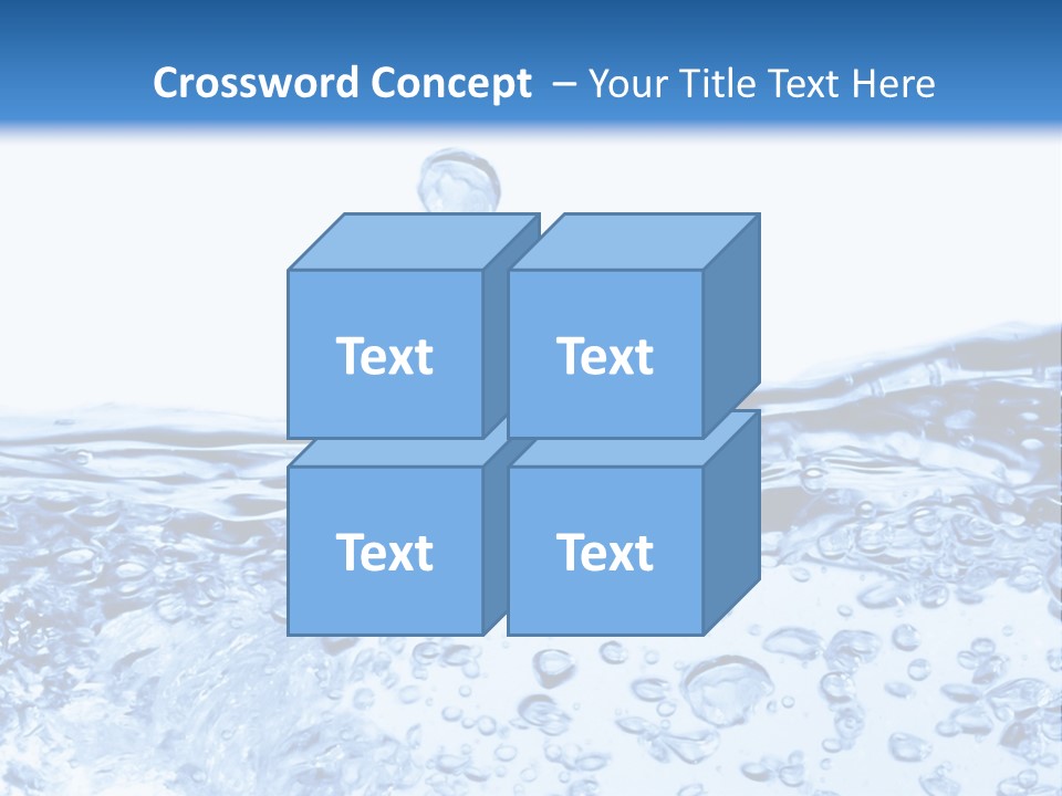 A Blue Water Powerpoint Presentation Template PowerPoint Template