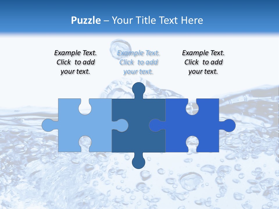 A Blue Water Powerpoint Presentation Template PowerPoint Template