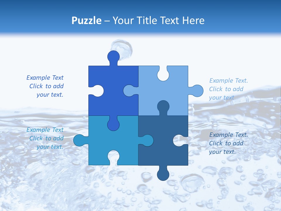 A Blue Water Powerpoint Presentation Template PowerPoint Template