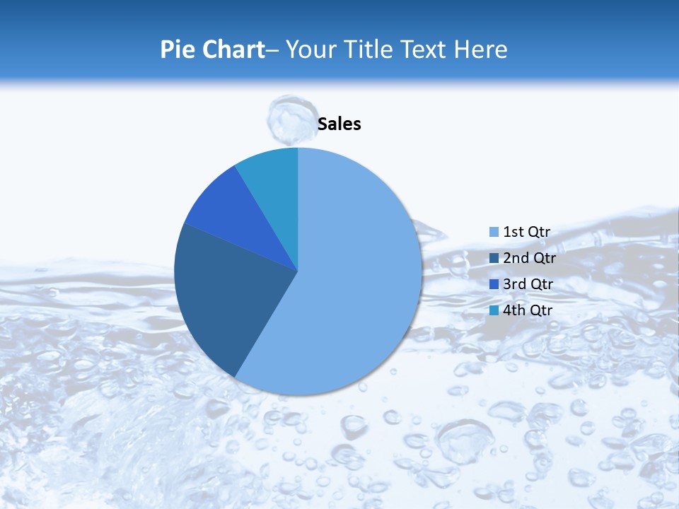 A Blue Water Powerpoint Presentation Template PowerPoint Template