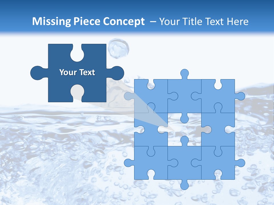 A Blue Water Powerpoint Presentation Template PowerPoint Template