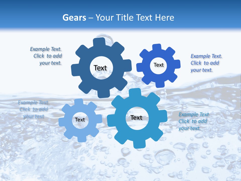 A Blue Water Powerpoint Presentation Template PowerPoint Template