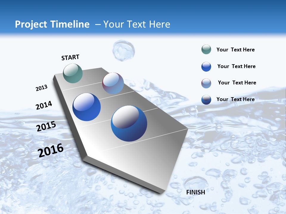A Blue Water Powerpoint Presentation Template PowerPoint Template