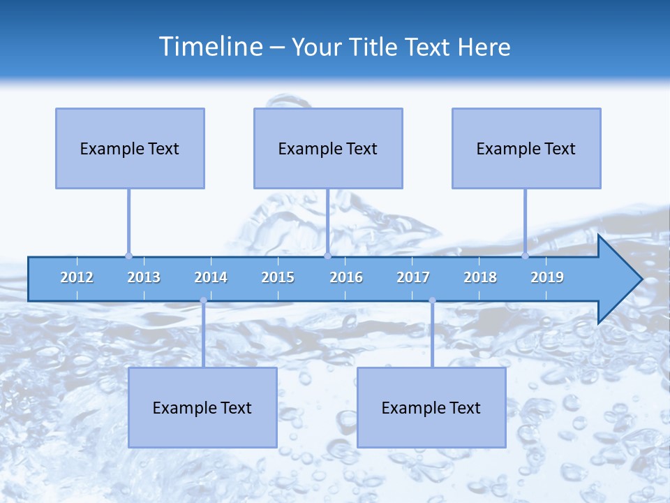 A Blue Water Powerpoint Presentation Template PowerPoint Template