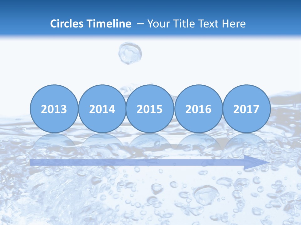A Blue Water Powerpoint Presentation Template PowerPoint Template