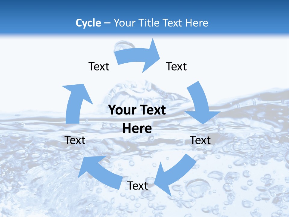 A Blue Water Powerpoint Presentation Template PowerPoint Template