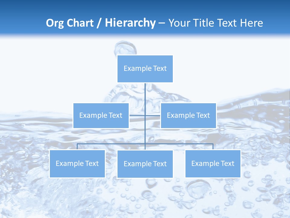 A Blue Water Powerpoint Presentation Template PowerPoint Template