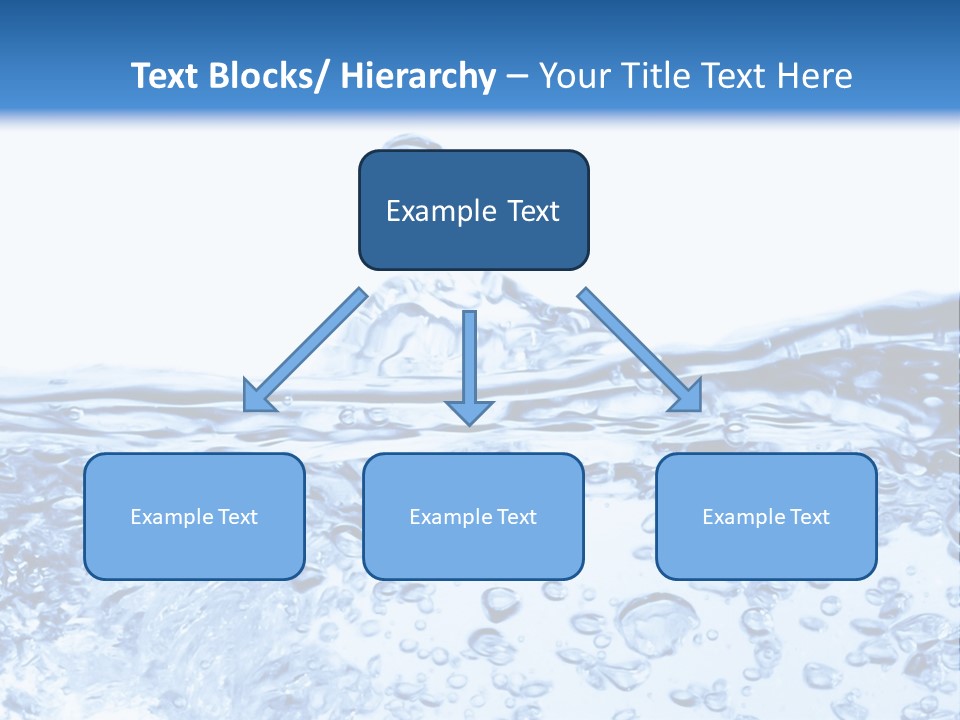 A Blue Water Powerpoint Presentation Template PowerPoint Template