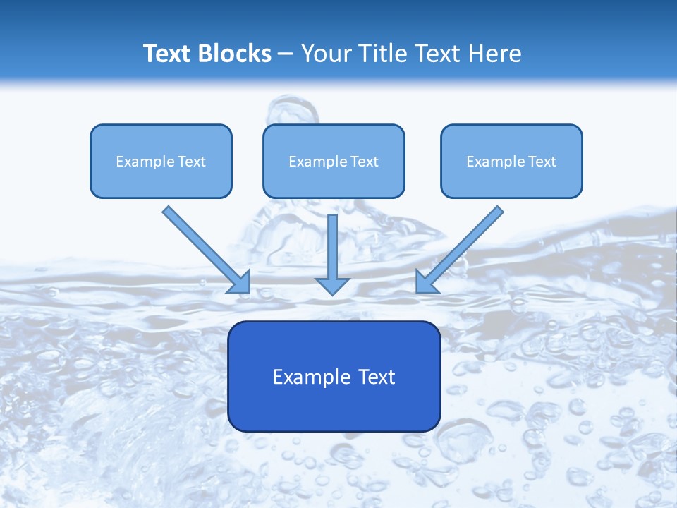 A Blue Water Powerpoint Presentation Template PowerPoint Template