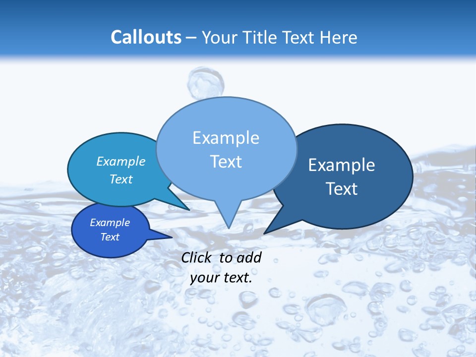A Blue Water Powerpoint Presentation Template PowerPoint Template