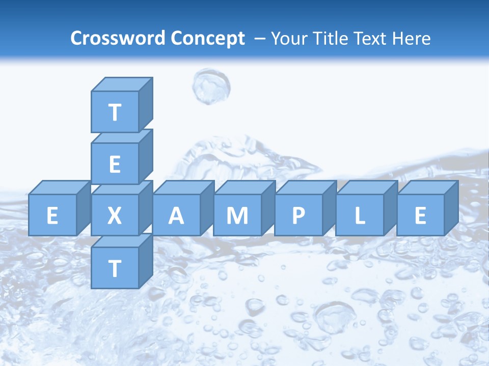 A Blue Water Powerpoint Presentation Template PowerPoint Template