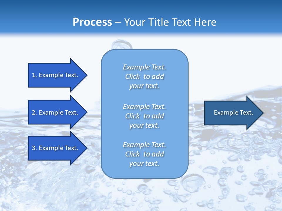 A Blue Water Powerpoint Presentation Template PowerPoint Template