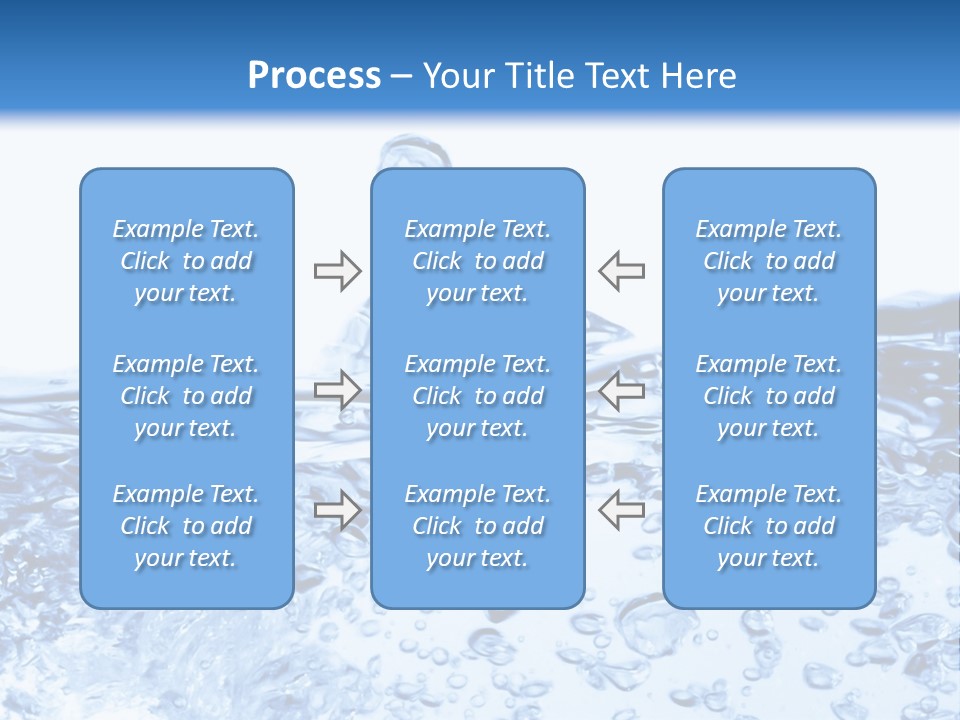 A Blue Water Powerpoint Presentation Template PowerPoint Template