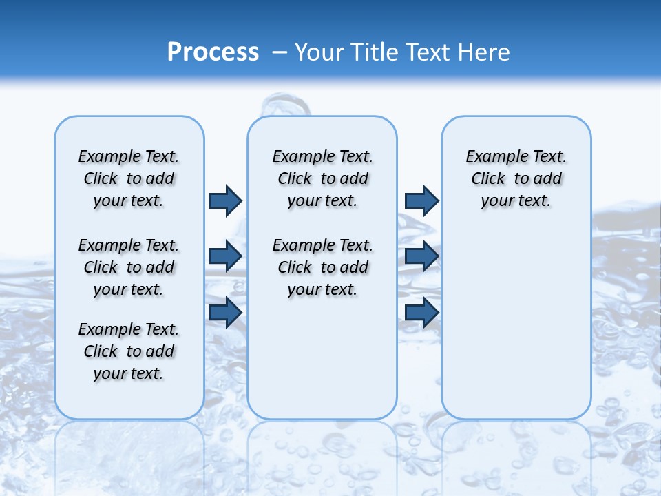 A Blue Water Powerpoint Presentation Template PowerPoint Template