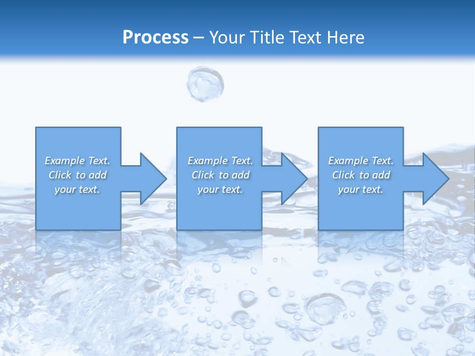 A Blue Water Powerpoint Presentation Template PowerPoint Template