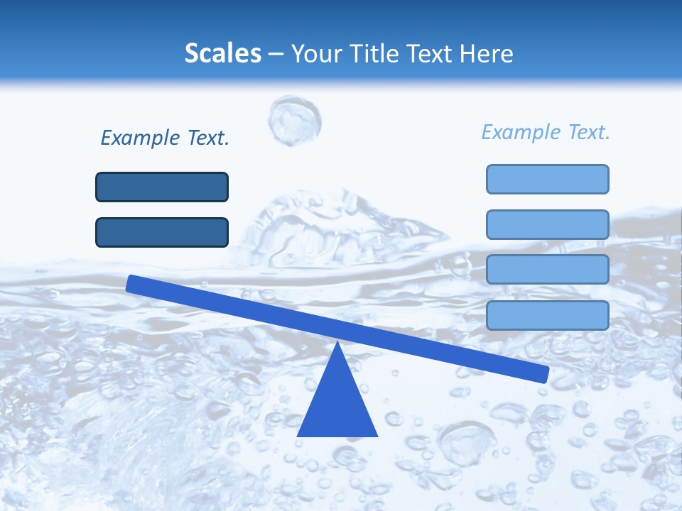 A Blue Water Powerpoint Presentation Template PowerPoint Template