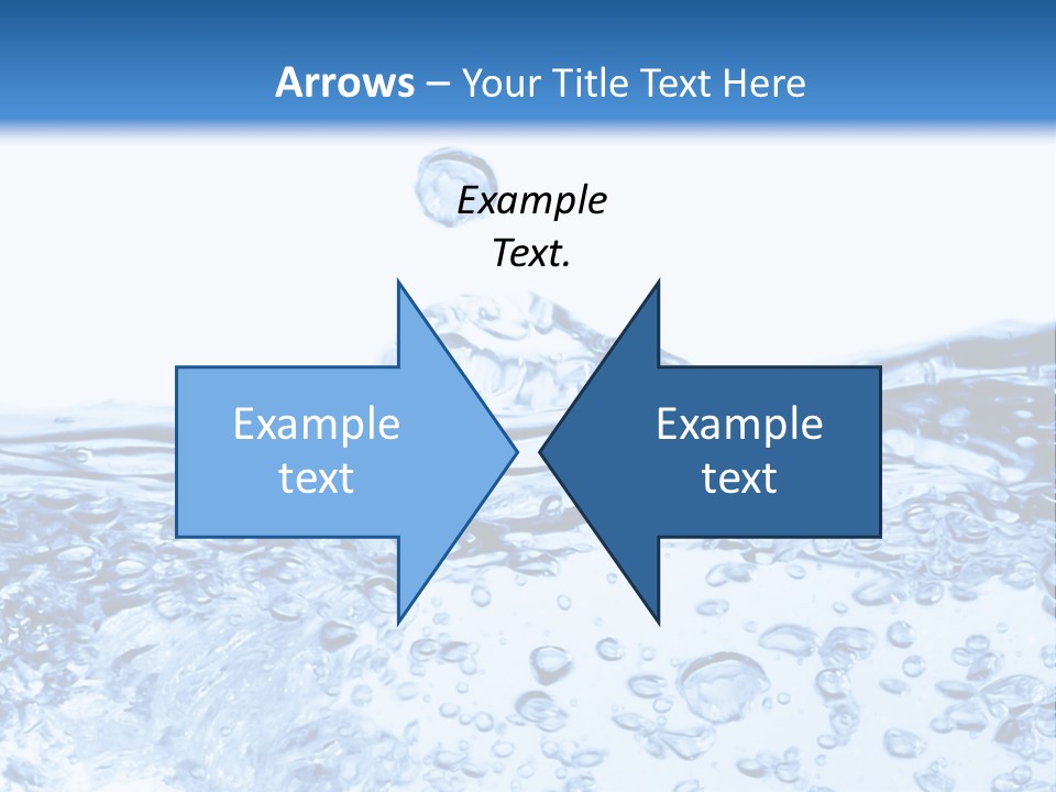 A Blue Water Powerpoint Presentation Template PowerPoint Template