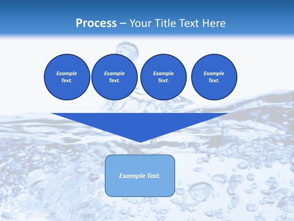 A Blue Water Powerpoint Presentation Template PowerPoint Template