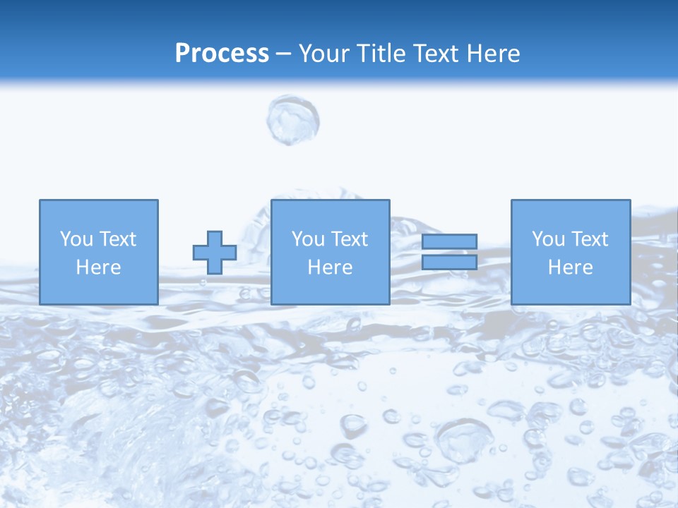 A Blue Water Powerpoint Presentation Template PowerPoint Template