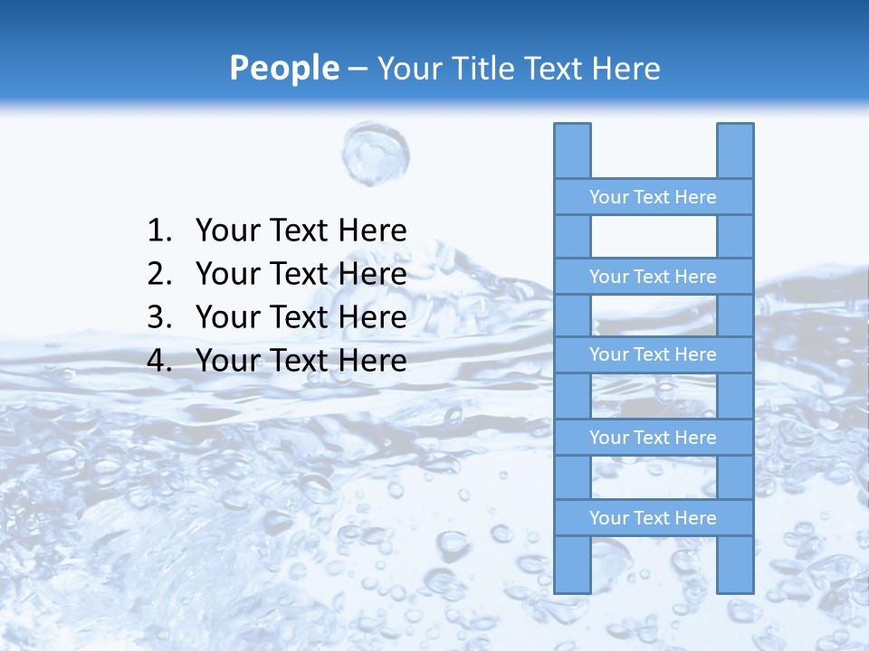 A Blue Water Powerpoint Presentation Template PowerPoint Template