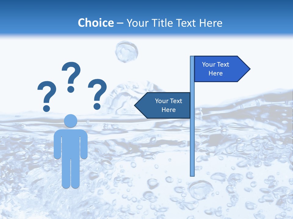 A Blue Water Powerpoint Presentation Template PowerPoint Template