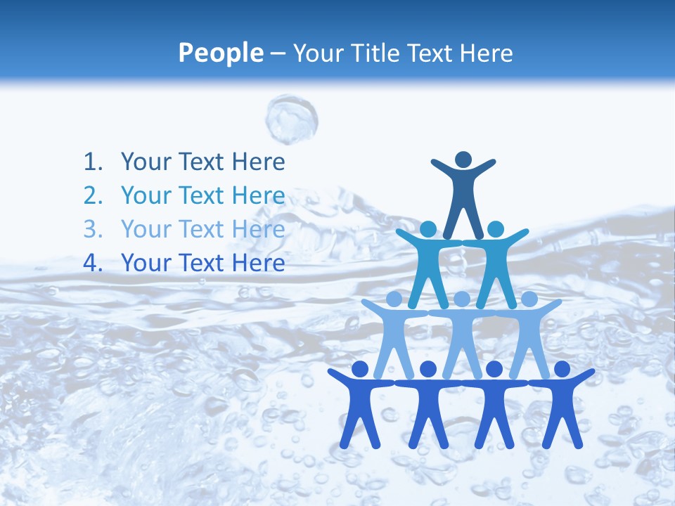 A Blue Water Powerpoint Presentation Template PowerPoint Template