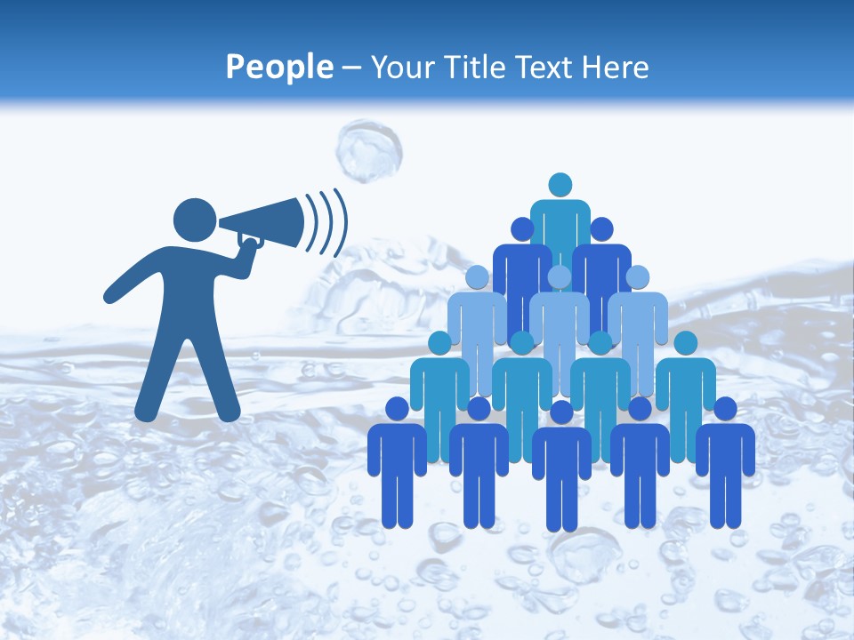 A Blue Water Powerpoint Presentation Template PowerPoint Template