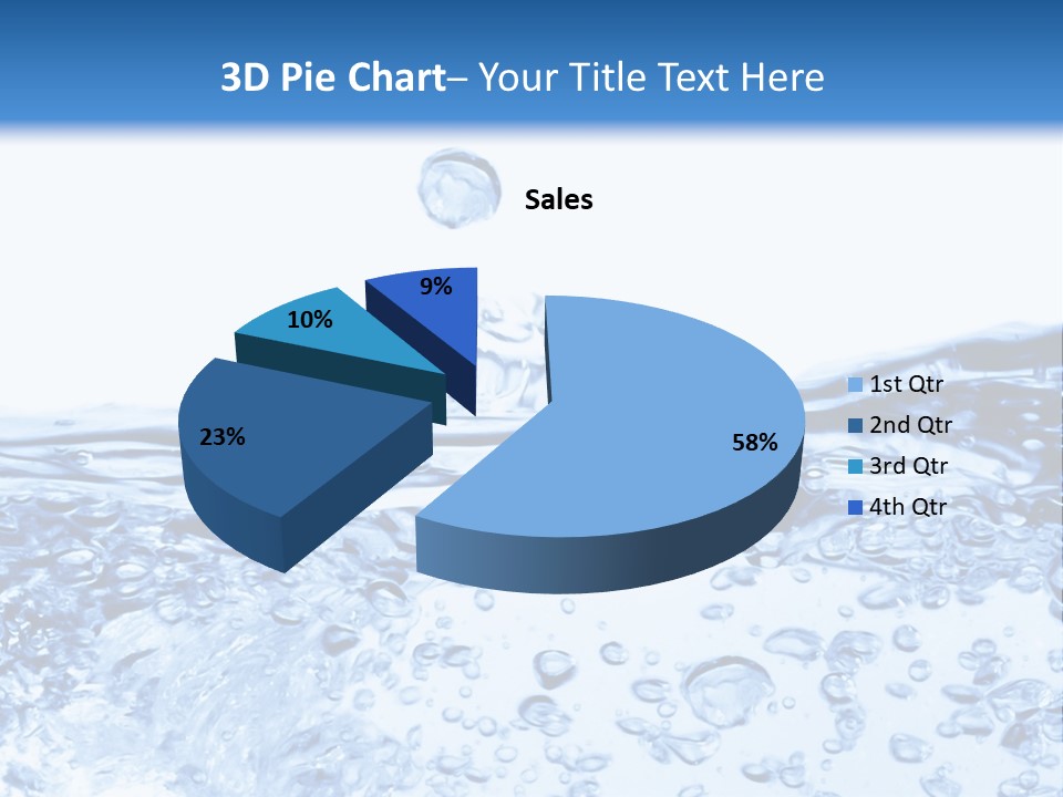 A Blue Water Powerpoint Presentation Template PowerPoint Template