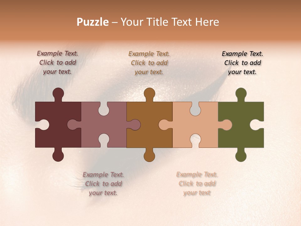 Vision Colorful Makeup PowerPoint Template