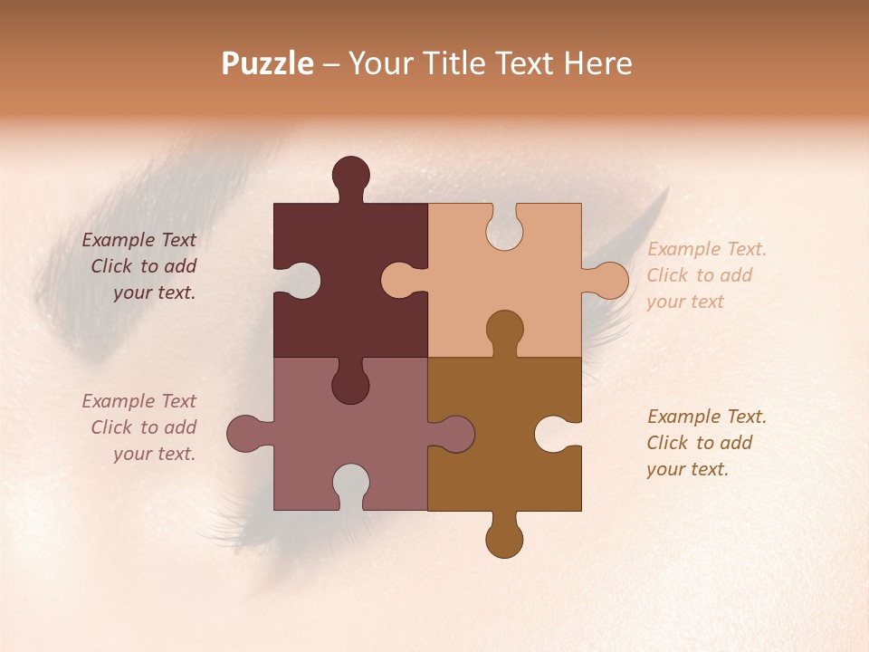 Vision Colorful Makeup PowerPoint Template