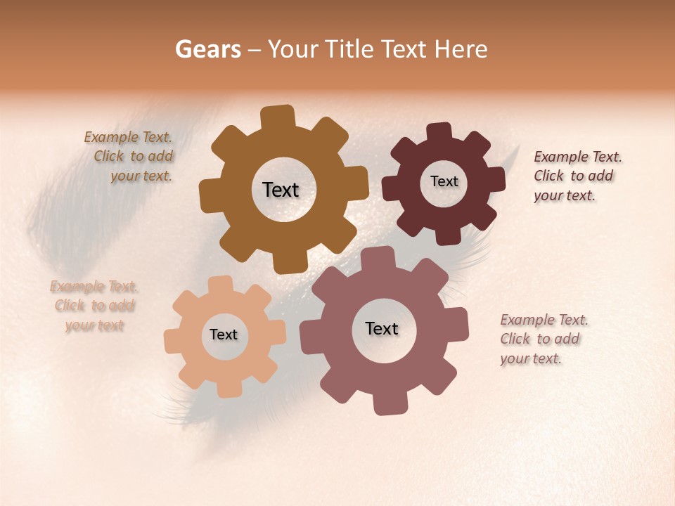 Vision Colorful Makeup PowerPoint Template