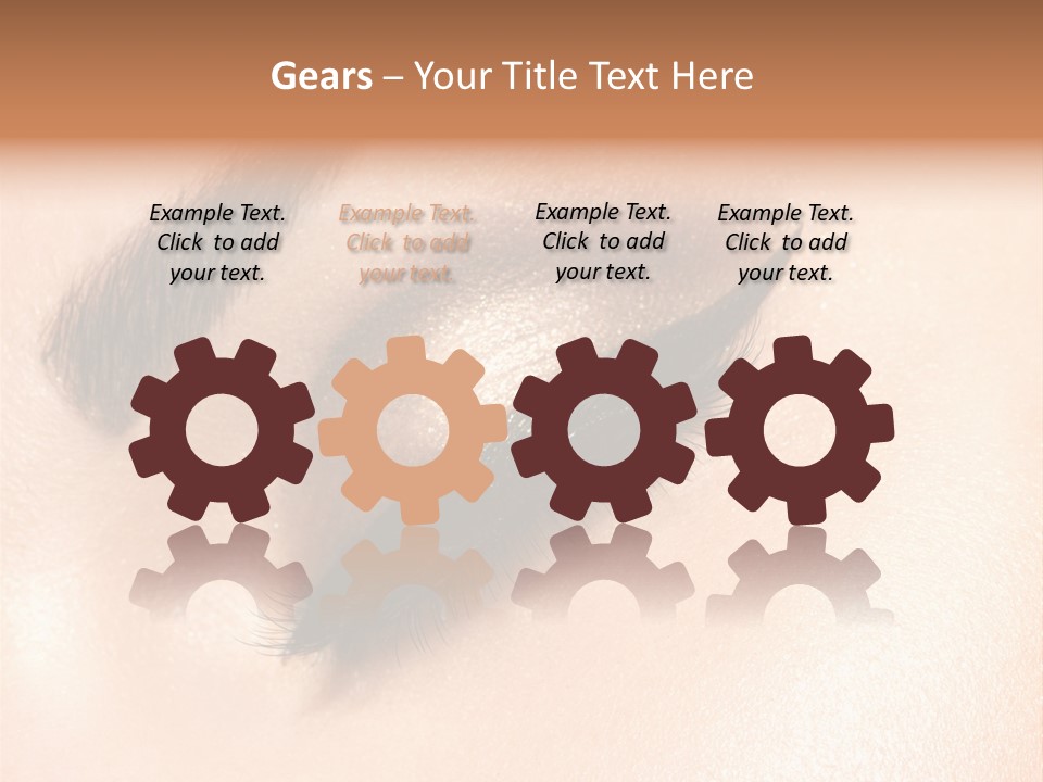 Vision Colorful Makeup PowerPoint Template