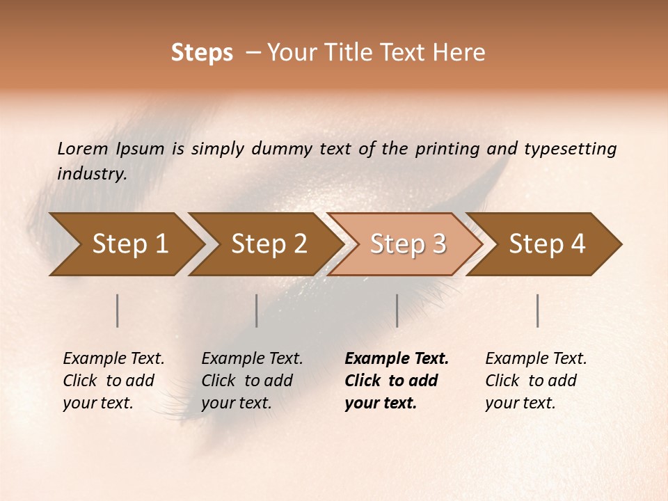 Vision Colorful Makeup PowerPoint Template