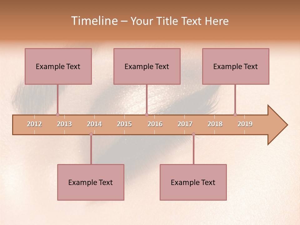 Vision Colorful Makeup PowerPoint Template